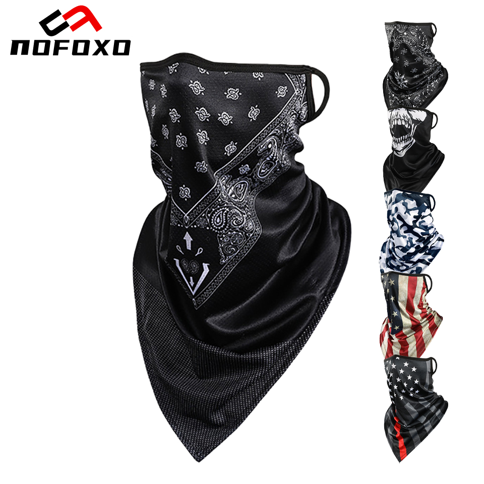 Tech Wear Accessories - NOFOXO Ice Silk Headscarf Hanging Ears