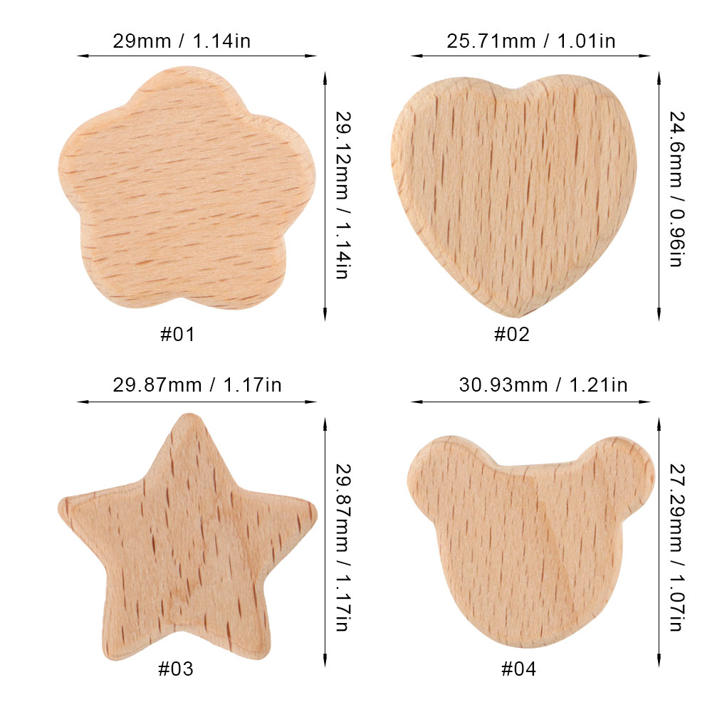 Kovict 15pcs Beech Wood Bear F - Useful Tech Accessories review and price
