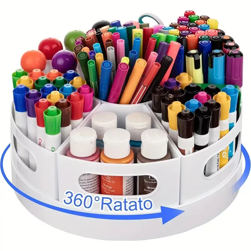 360° Rotating Desk Organizer W - Tech Accessories For Office review and price