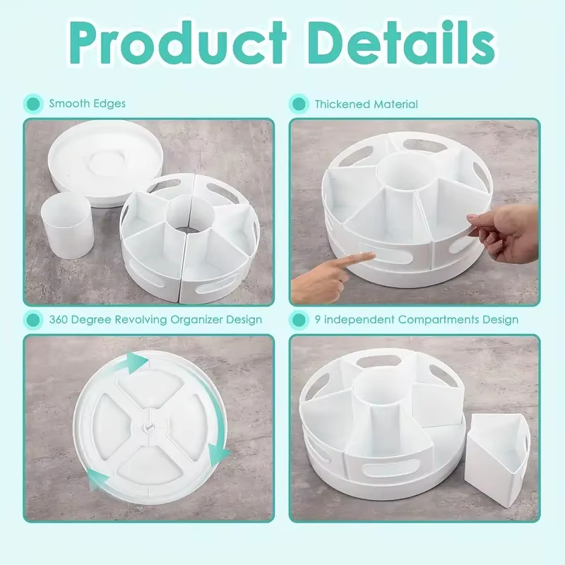 360° Rotating Desk Organizer W - Tech Accessories For Office review and price