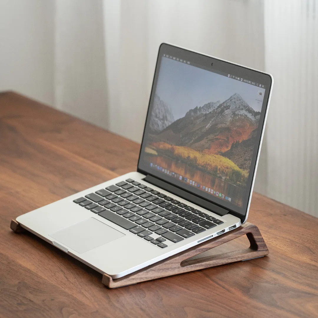 HeMu Walnut Wood Laptop Stand  - Laptop Stand Bamboo review and price