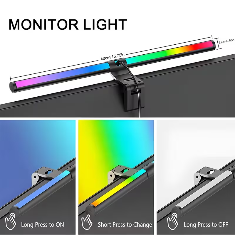 Monitor Light Bar RGB Lightbar - Tech Accessories For Desk review and price