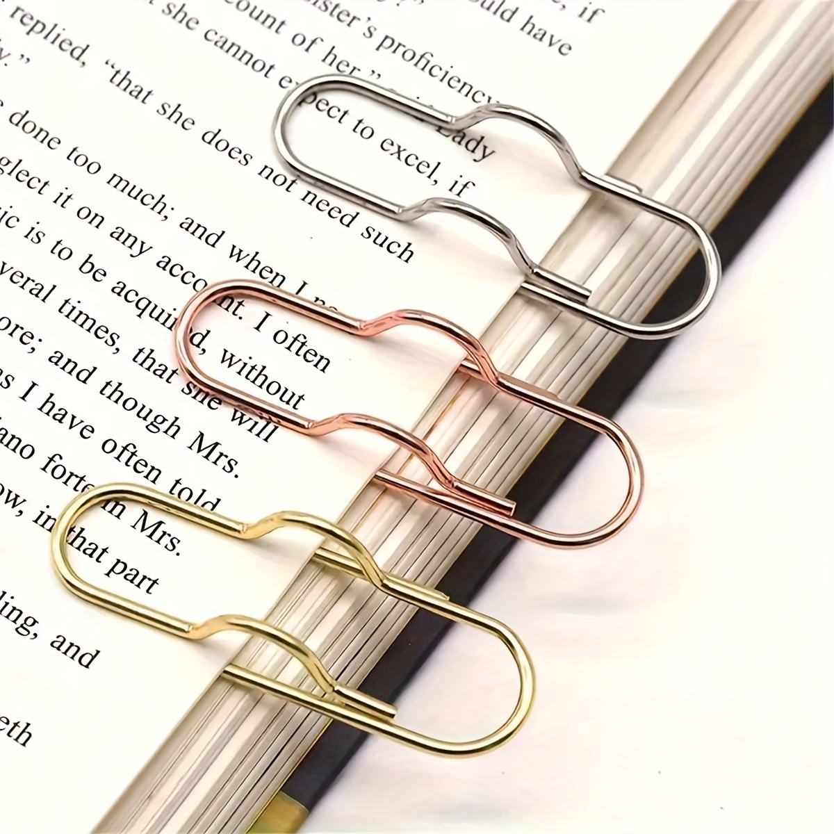 3Pcs Multi‑Color Metal Pen Cli - Tech Accessories For Office review and price