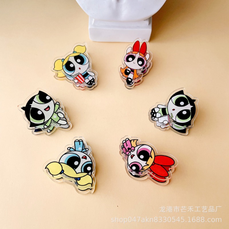 6PCS Kawaii The Powerpuffs Gir - Tech Accessories For Office review and price
