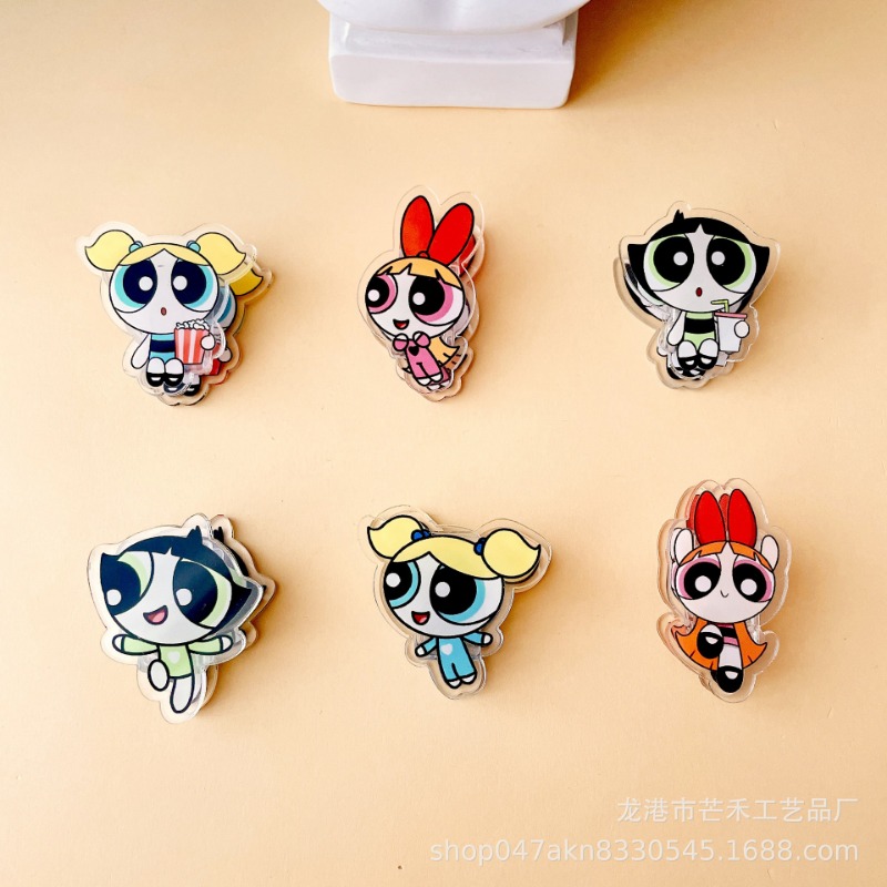6PCS Kawaii The Powerpuffs Gir - Tech Accessories For Office review and price