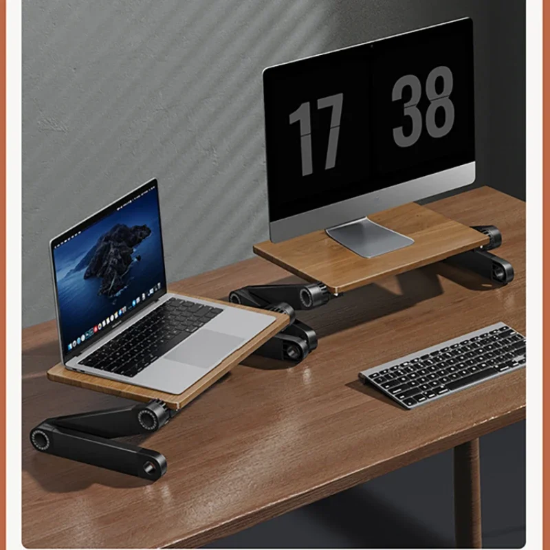 Solid Wood Laptop Height Stand - Laptop Stand Bamboo review and price