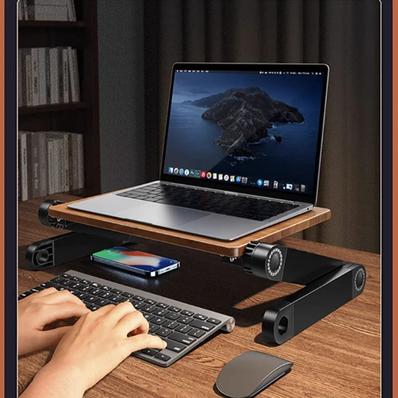 Solid Wood Laptop Height Stand - Laptop Stand Bamboo review and price
