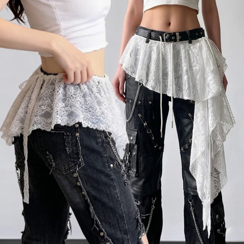Hip Hop Dance Lace Waistband W - Tech Wear Accessories review and price