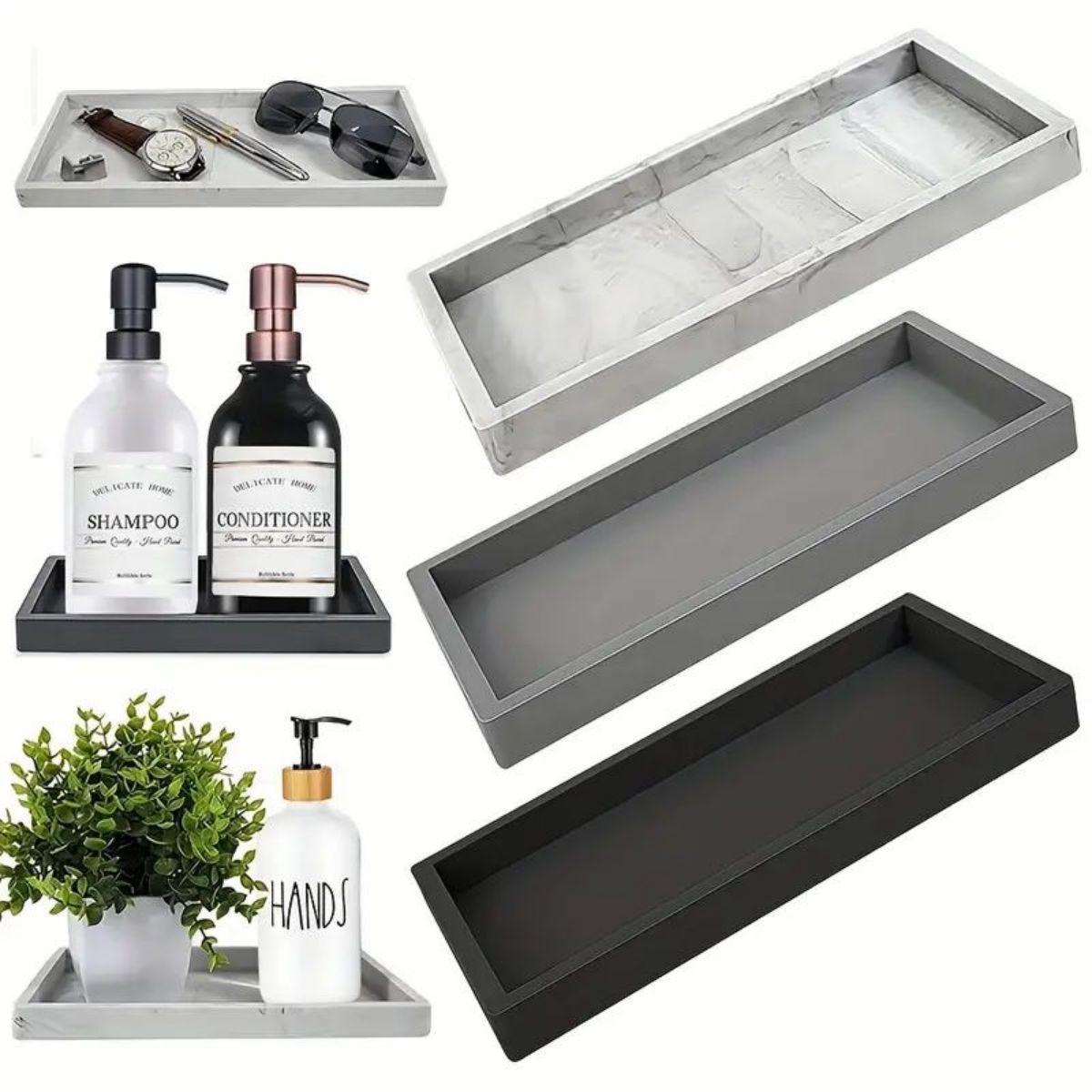Multi-Purpose Silicone Desk Tr - Tech Accessories For Office review and price
