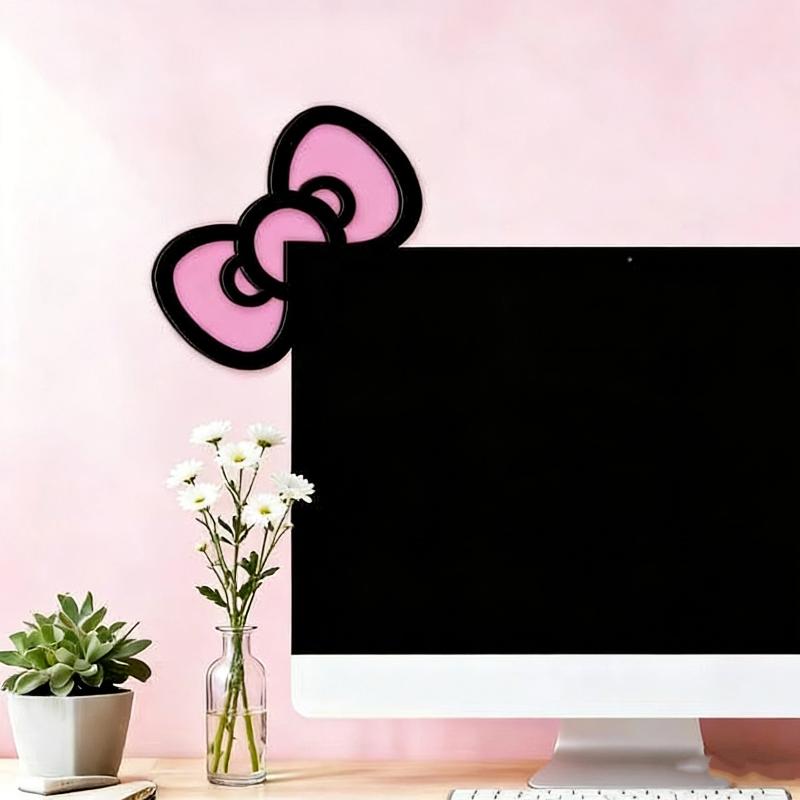 New 1/2Pcs Wooden Bowknot PC A - Tech Accessories For Desk review and price