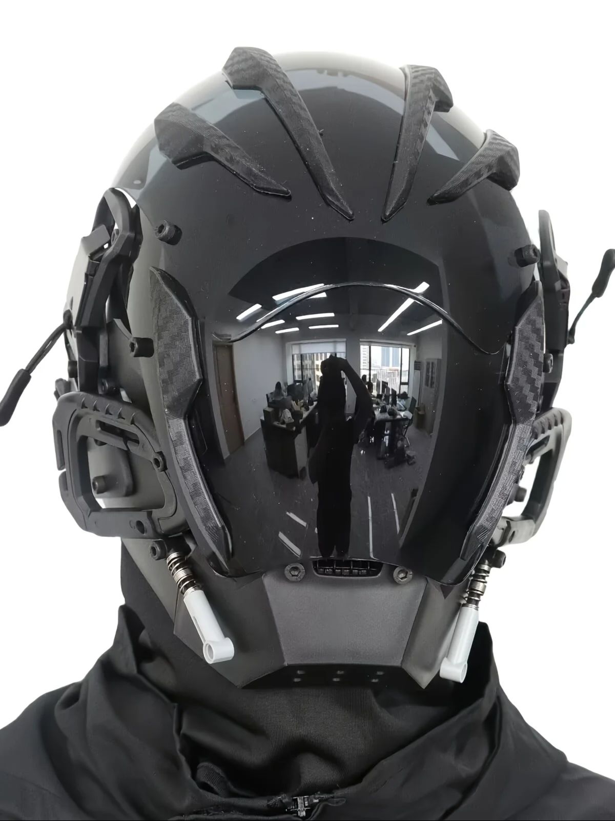Cyberpunk Futuristic Mask, Pre - Tech Wear Accessories review and price