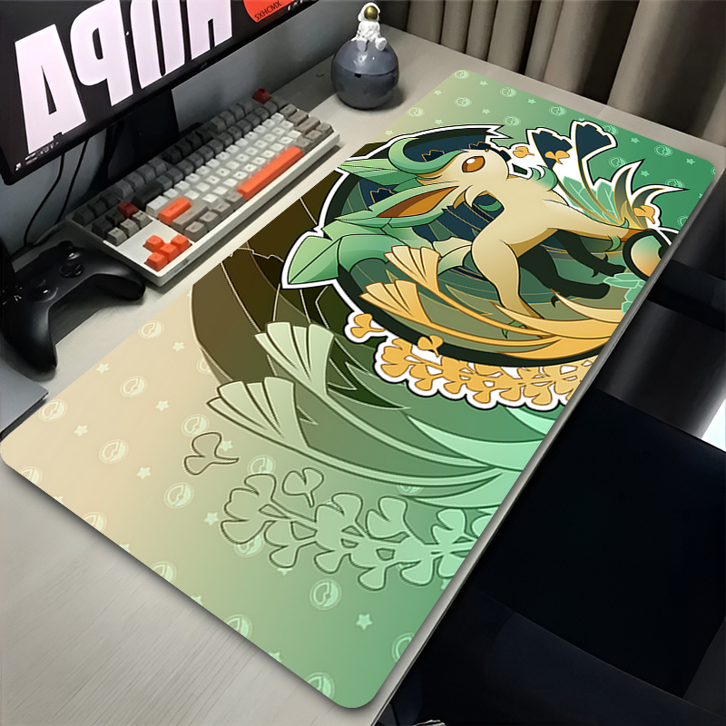 Mouse Pad Gamer P-pokemon Leaf - Tech Accessories For Desk review and price