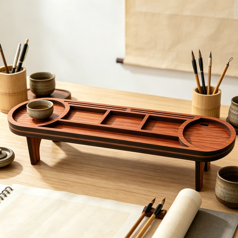 Wooden Desk Organizer with Pho - Tech Accessories For Office review and price
