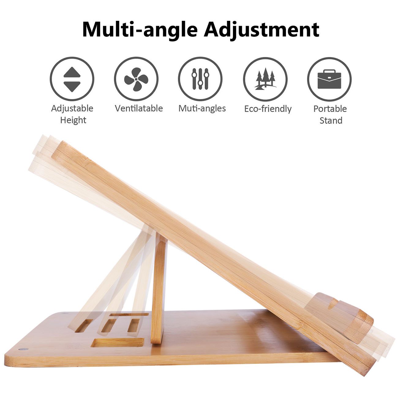 Bamboo Fodable Laptop Notebook - Laptop Stand Bamboo review and price