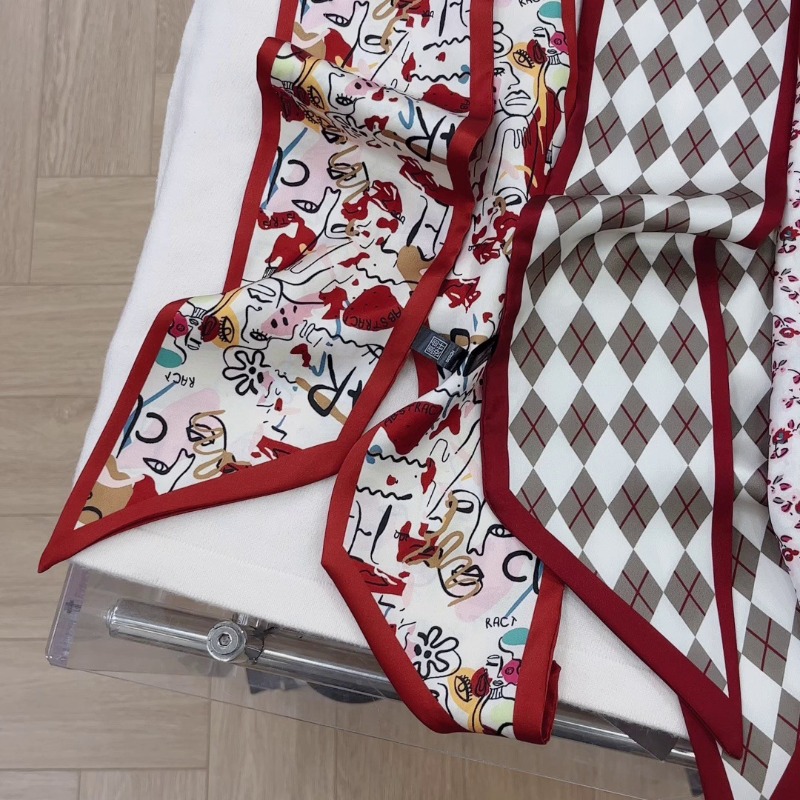 Women Fashion Red Floral Scarf - Useful Tech Accessories review and price