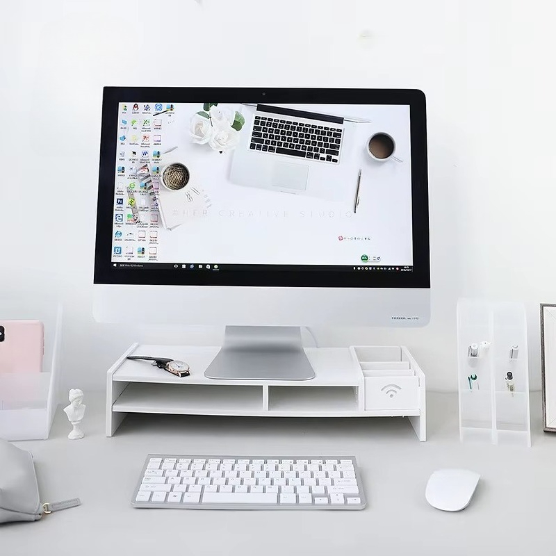 &cSpace Saving 2 Tier Bamboo L - Laptop Stand Bamboo review and price